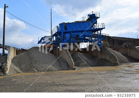 碎石廠建築材料生產現場 93238975