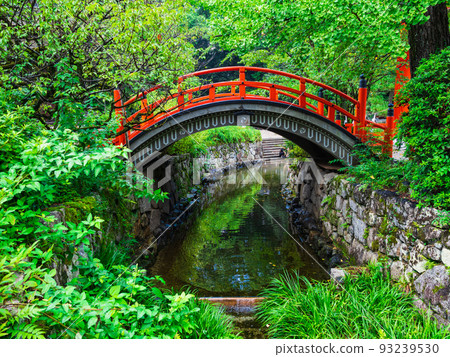 Kyoto Shimogamo Shrine Mitarashi River 93239530