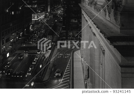 Night view of New York Manhattan 93241145