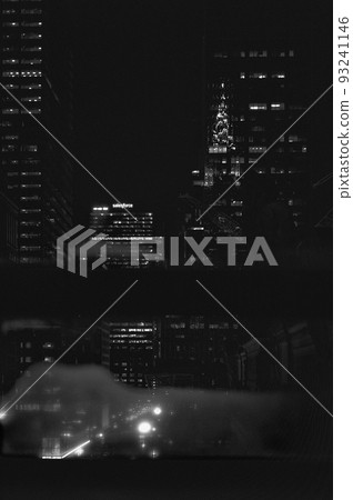 Night view of New York Manhattan 93241146