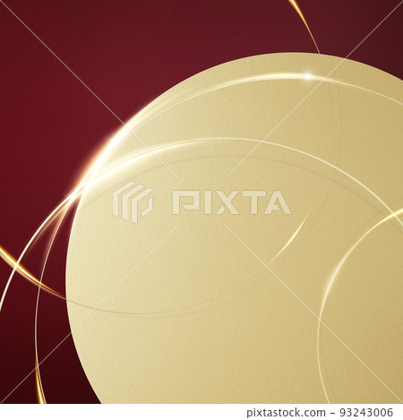 紅色背景與金飾 93243006