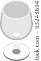 空品酒杯插畫素材 93243694