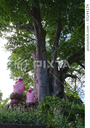 Shinshu, Azumino, Ikusaka village's cultural property, Red Jizo, a wishing Jizo statue that dates back to the Sengoku period Shinshu, Azumino, Ikusaka village's cultural property, Red Jizo, a wishing Jizo statue that dates back to the Sengoku period 93244174