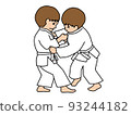 boy doing judo 93244182