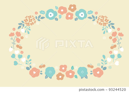 earth color flower wreath earth color flower wreath 93244520