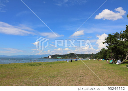 Taken at Lake Biwa Matsubara Swimming Pool in Shiga Prefecture 93246532