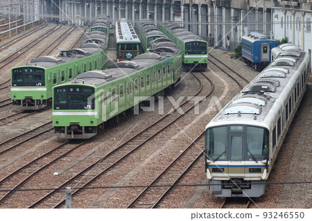 在網誌總站宮原分店被扣留的車輛：大阪東線201系列列車 93246550