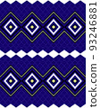 Ethnic geometric pattern. Seamless pattern vector illustration 93246881