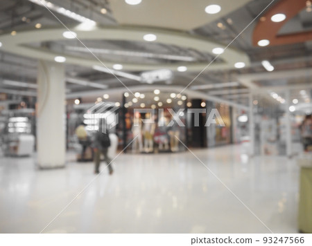 Blurred shopping mall background 93247566
