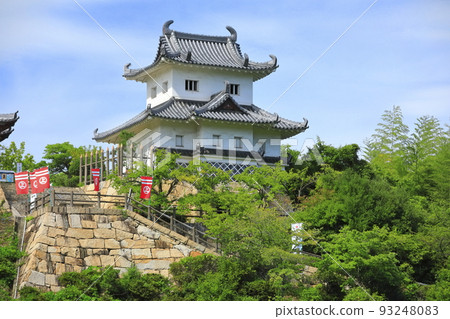 [廣島縣]晴天的因島水郡城 93248083