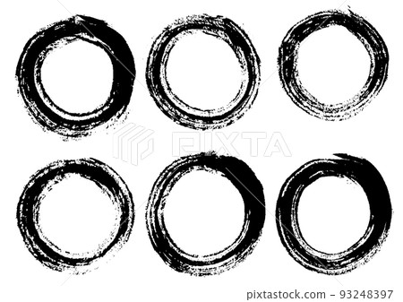 Handwriting _ Circle _ 7 - Stock Illustration [93248397] - PIXTA