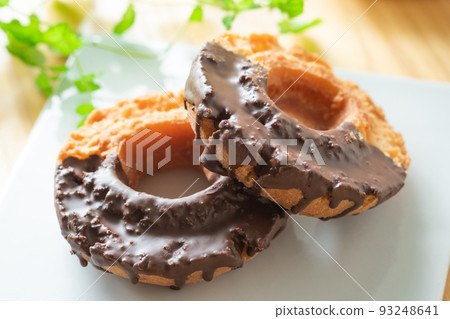 Chocolate donuts 93248641