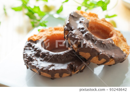 Chocolate donuts 93248642