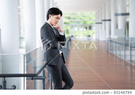Worried businessman Worried businessman 93248784