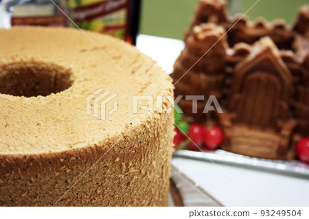 freshly baked chiffon cake freshly baked chiffon cake 93249504