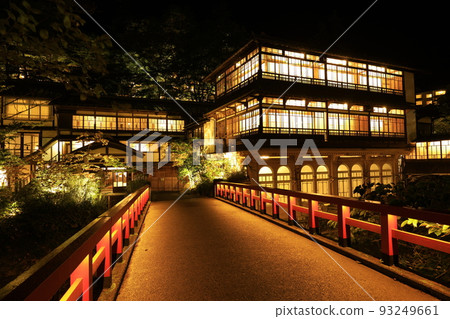 [Gunma Prefecture] Shima Onsen night view of Sekizen-kan 93249661