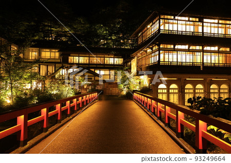 [Gunma Prefecture] Shima Onsen night view of Sekizen-kan 93249664