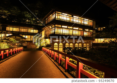 [Gunma Prefecture] Shima Onsen night view of Sekizen-kan 93249670