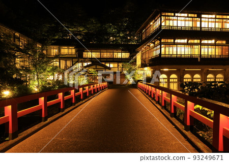 [群馬縣]關禪館島溫泉夜景 93249671