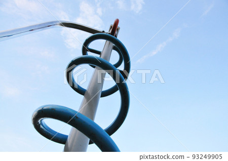 Seaside park playground equipment and scenery Seaside park playground equipment and scenery 93249905