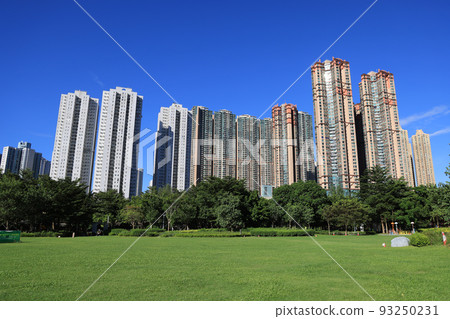 The Hang Hau district in Tseung Kwan O, hk 16 Aug 2022 The Hang Hau district in Tseung Kwan O, hk 16 Aug 2022 93250231