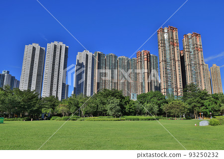 The Hang Hau district in Tseung Kwan O, hk 16 Aug 2022 The Hang Hau district in Tseung Kwan O, hk 16 Aug 2022 93250232