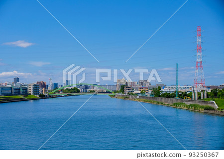 Sumida River from Ogu Bridge (Oji area) Sumida River from Ogu Bridge (Oji area) 93250367
