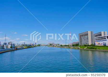Sumida River from Ogu Bridge (Oji area) Sumida River from Ogu Bridge (Oji area) 93250370