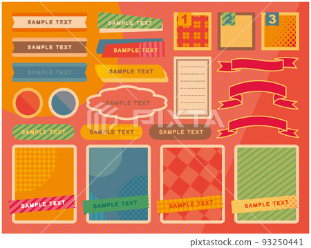 Pop-style frame frame set 93250441