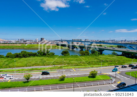 August 2020 Arakawa and embankment 93251043
