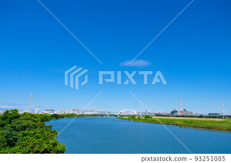August 2020 Arakawa and embankment 93251085