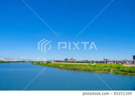August 2020 Arakawa and embankment August 2020 Arakawa and embankment 93251104