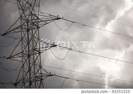 High voltage post or High voltage tower High voltage post or High voltage tower 93251510