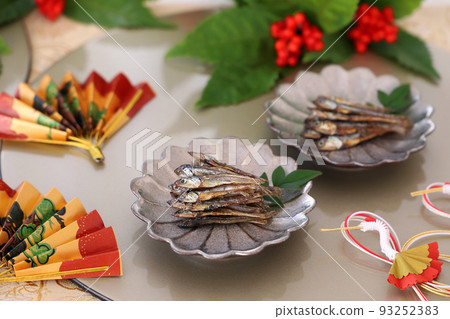 Tazukuri sesame New Year dishes 93252383