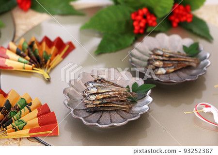 Tazukuri sesame New Year dishes Tazukuri sesame New Year dishes 93252387