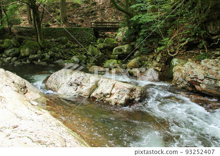 Scenery of Nametoko Gorge, Matsuno Town, Ehime Prefecture 93252407