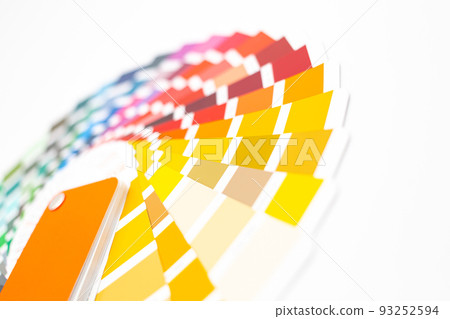 Color palette guide on white background Color palette guide on white background 93252594