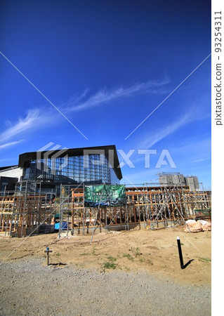Ballpark nearing completion (Kitahiroshima City, Hokkaido) Ballpark nearing completion (Kitahiroshima City, Hokkaido) 93254311