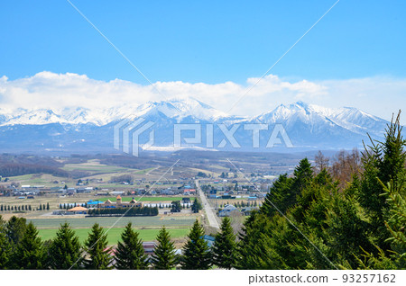 Scenery of Furano in Hokkaido 93257162