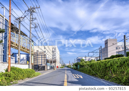 Cityscape of Kawasaki, Musashi-Shiroishi Station 93257815