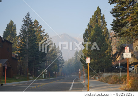 Mammoth Lakes, California, a view damaged by fire Mammoth Lakes, California, a view damaged by fire 93258253