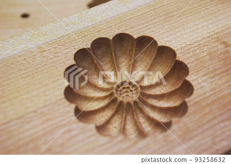 日式點心菊花木模 93258632