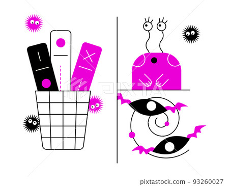 Sort files and folders - colorful flat design style illustration Sort files and folders - colorful flat design style illustration 93260027