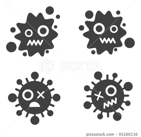 Illustration of a bikin that causes food poisoning and disease Illustration of a bikin that causes food poisoning and disease 93260116