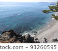 View of the beautiful blue sea of Katsurahama, Katsurahama beach 93260595