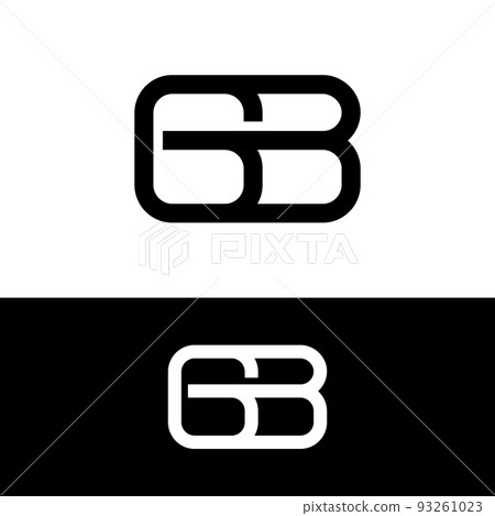 G B GB BG Letter Monogram Logo Design Template G B GB BG Letter Monogram Logo Design Template 93261023