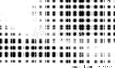 Halftone background. Grunge halftone pop art texture. White and black abstract wallpaper. Geometric retro vector Halftone background. Grunge halftone pop art texture. White and black abstract wallpaper. Geometric retro vector 93261542