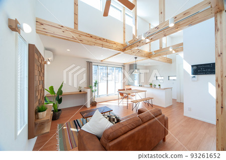 New detached house room interior 93261652