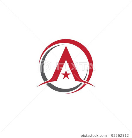 A Letter Logo Business Template Vector - Stock Illustration [93262512 ...