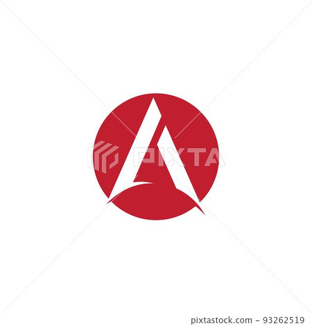 A Letter Logo Business Template Vector - Stock Illustration [93262519 ...